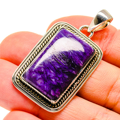 Charoite Pendants handcrafted by Ana Silver Co - PD754639