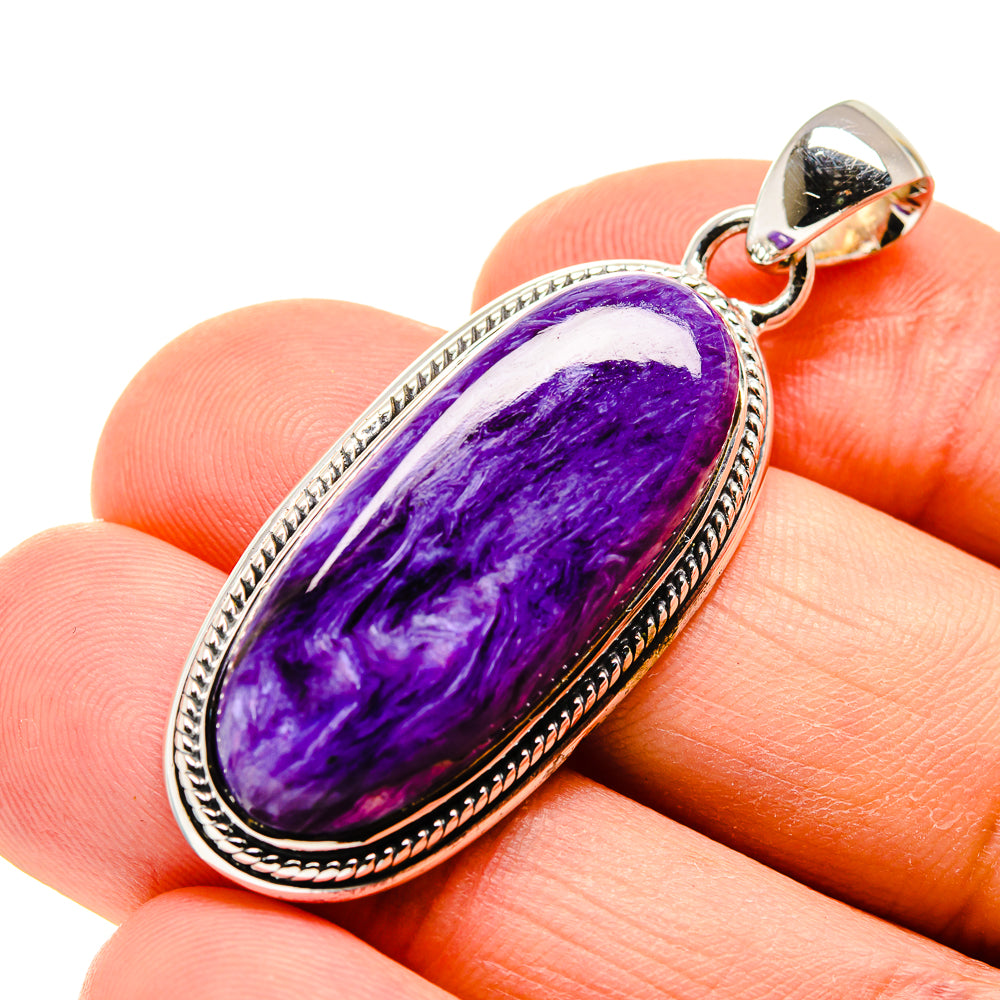 Charoite Pendants handcrafted by Ana Silver Co - PD754641