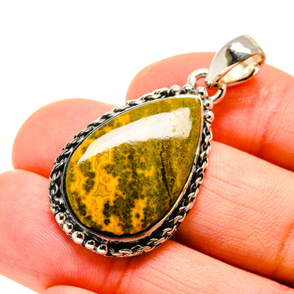 Ocean Jasper Pendants handcrafted by Ana Silver Co - PD754649