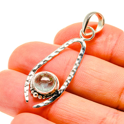 Aquamarine Pendants handcrafted by Ana Silver Co - PD754652