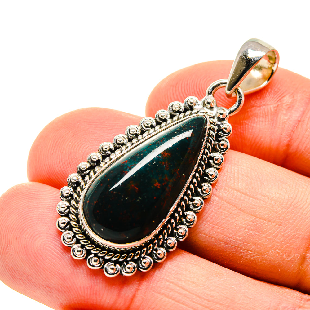 Bloodstone Pendants handcrafted by Ana Silver Co - PD754655