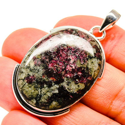 Russian Eudialyte Pendants handcrafted by Ana Silver Co - PD754664