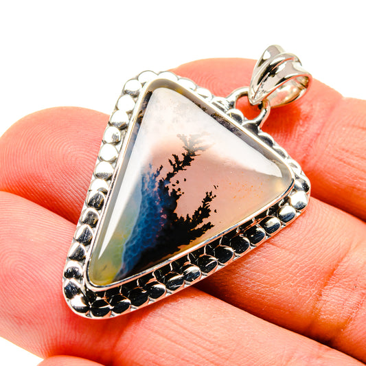 Scenic Dendritic Agate Pendants handcrafted by Ana Silver Co - PD754669