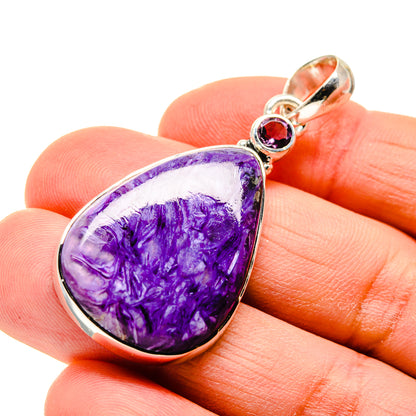Charoite Pendants handcrafted by Ana Silver Co - PD754670