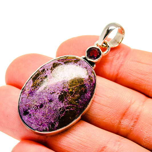 Stichtite Pendants handcrafted by Ana Silver Co - PD754674
