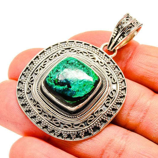 Chrysocolla Pendants handcrafted by Ana Silver Co - PD754678