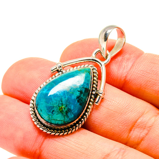 Chrysocolla Pendants handcrafted by Ana Silver Co - PD754696