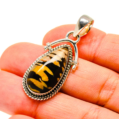 Peanut Wood Jasper Pendants handcrafted by Ana Silver Co - PD754706