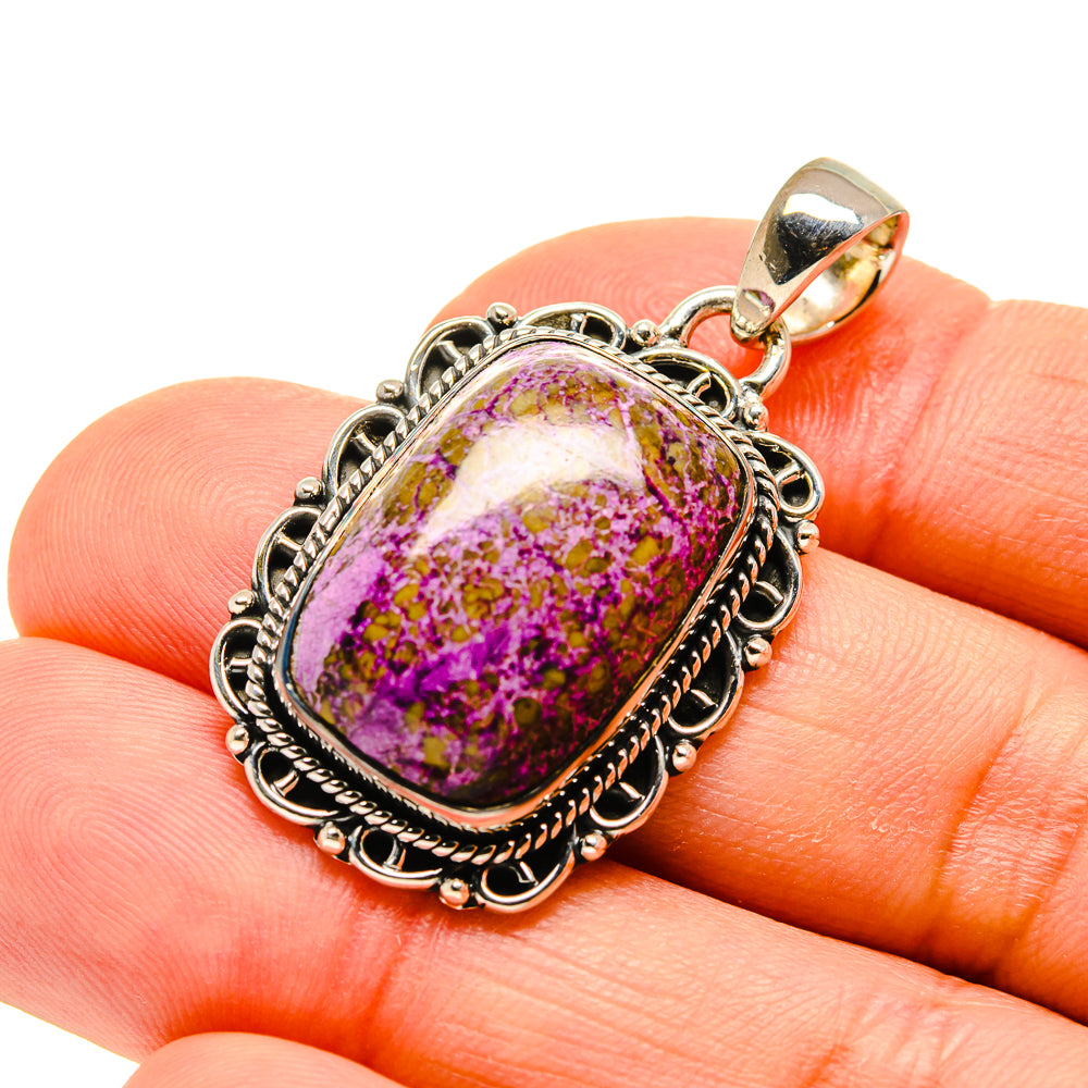 Stichtite Pendants handcrafted by Ana Silver Co - PD754707