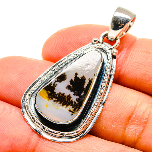 Scenic Dendritic Agate Pendants handcrafted by Ana Silver Co - PD754748