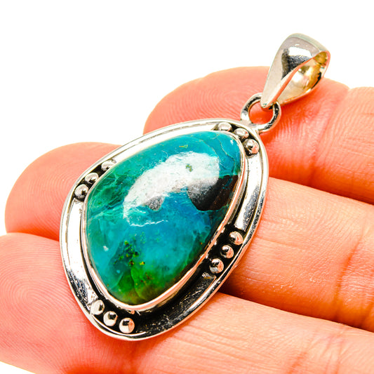 Chrysocolla Pendants handcrafted by Ana Silver Co - PD754750