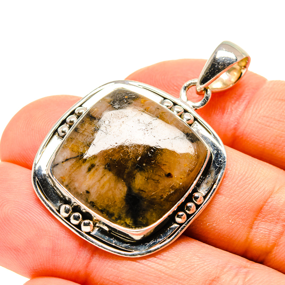 Chiastolite Pendants handcrafted by Ana Silver Co - PD754754