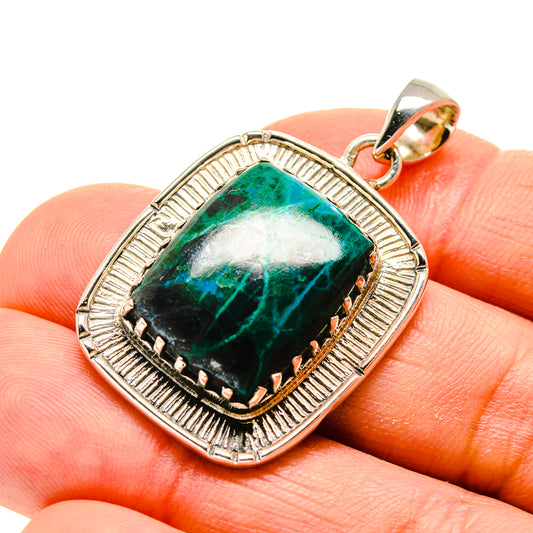 Chrysocolla Pendants handcrafted by Ana Silver Co - PD754756