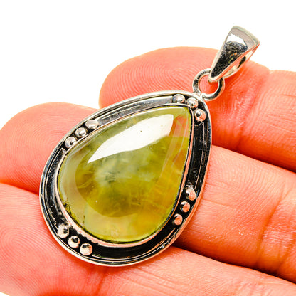 Prehnite Pendants handcrafted by Ana Silver Co - PD754758