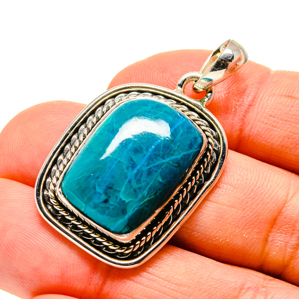 Chrysocolla Pendants handcrafted by Ana Silver Co - PD754759