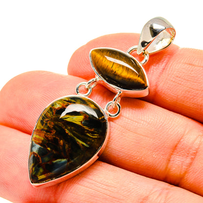 Pietersite Pendants handcrafted by Ana Silver Co - PD754762
