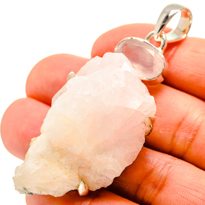 Rose Quartz Pendants handcrafted by Ana Silver Co - PD754790