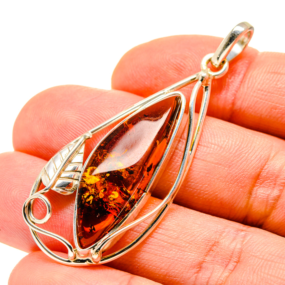 Baltic Amber Pendants handcrafted by Ana Silver Co - PD754811
