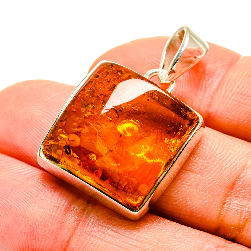 Baltic Amber Pendants handcrafted by Ana Silver Co - PD754831