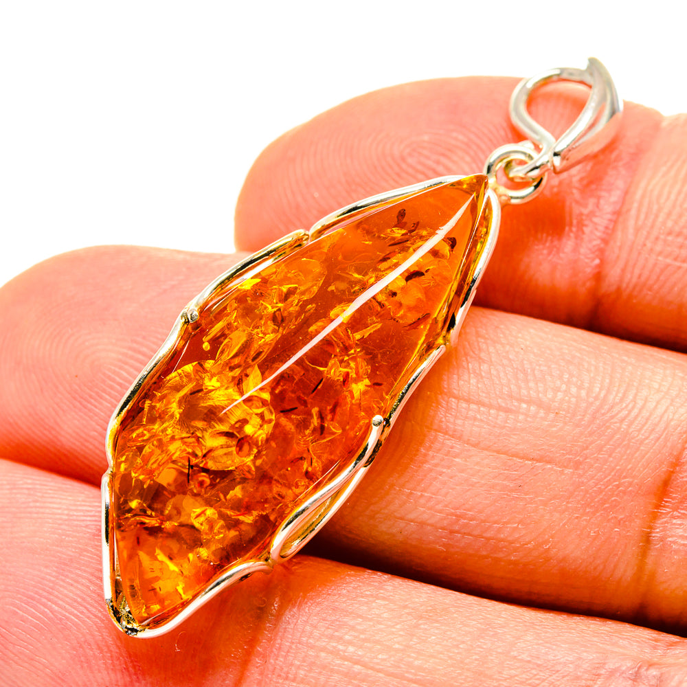 Baltic Amber Pendants handcrafted by Ana Silver Co - PD754832