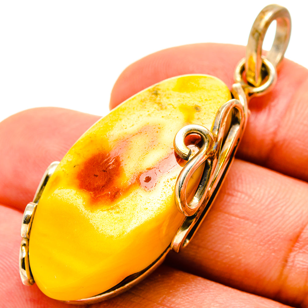 Baltic Amber Pendants handcrafted by Ana Silver Co - PD754833
