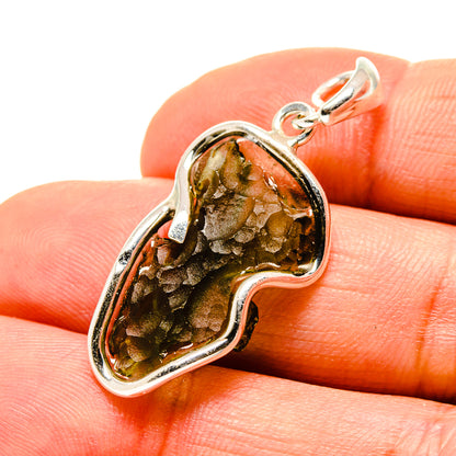 Czech Moldavite Pendants handcrafted by Ana Silver Co - PD754859
