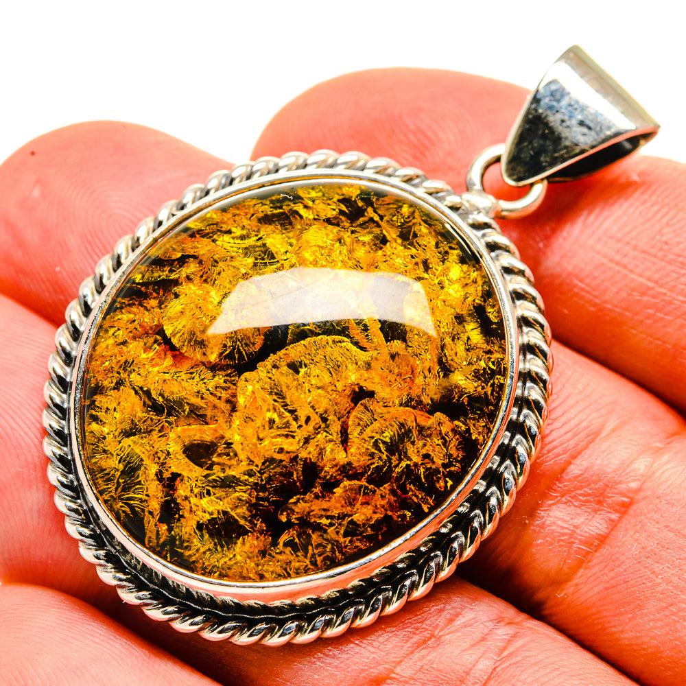 Baltic Amber Pendants handcrafted by Ana Silver Co - PD754896