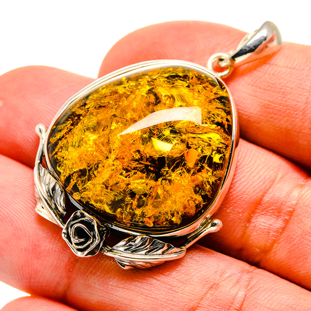 Baltic Amber Pendants handcrafted by Ana Silver Co - PD754897