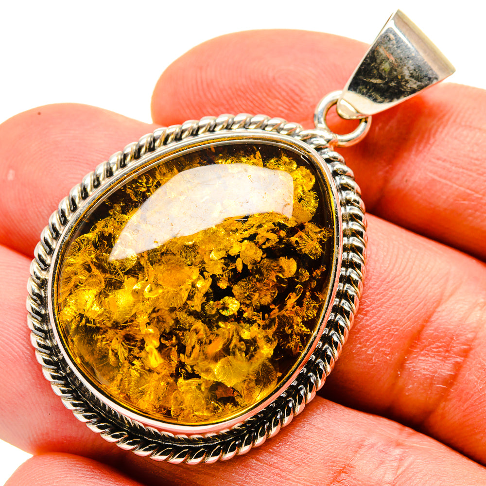 Baltic Amber Pendants handcrafted by Ana Silver Co - PD754901