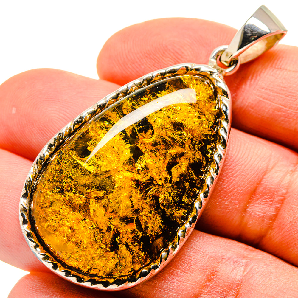 Baltic Amber Pendants handcrafted by Ana Silver Co - PD754908