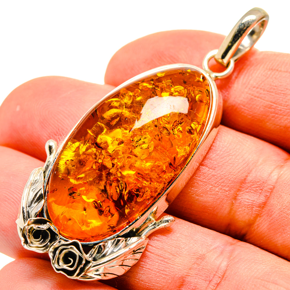 Baltic Amber Pendants handcrafted by Ana Silver Co - PD754911