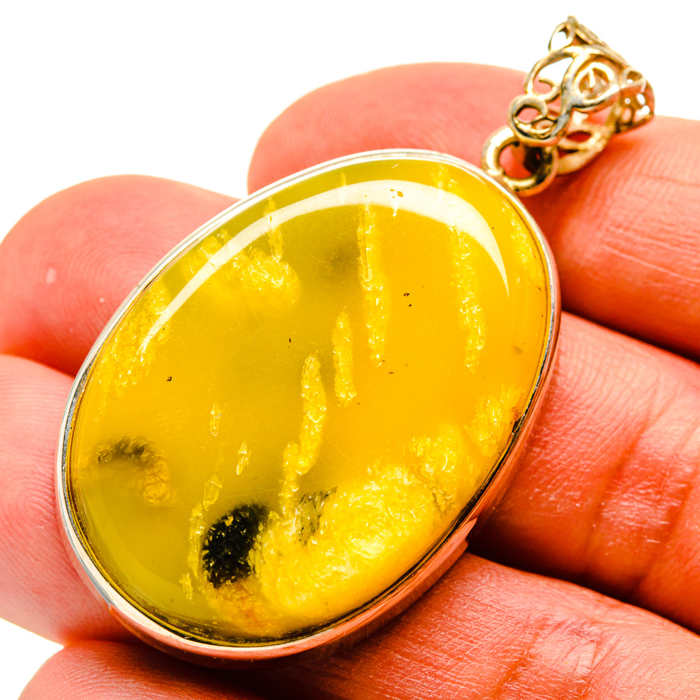 Baltic Amber Pendants handcrafted by Ana Silver Co - PD754913
