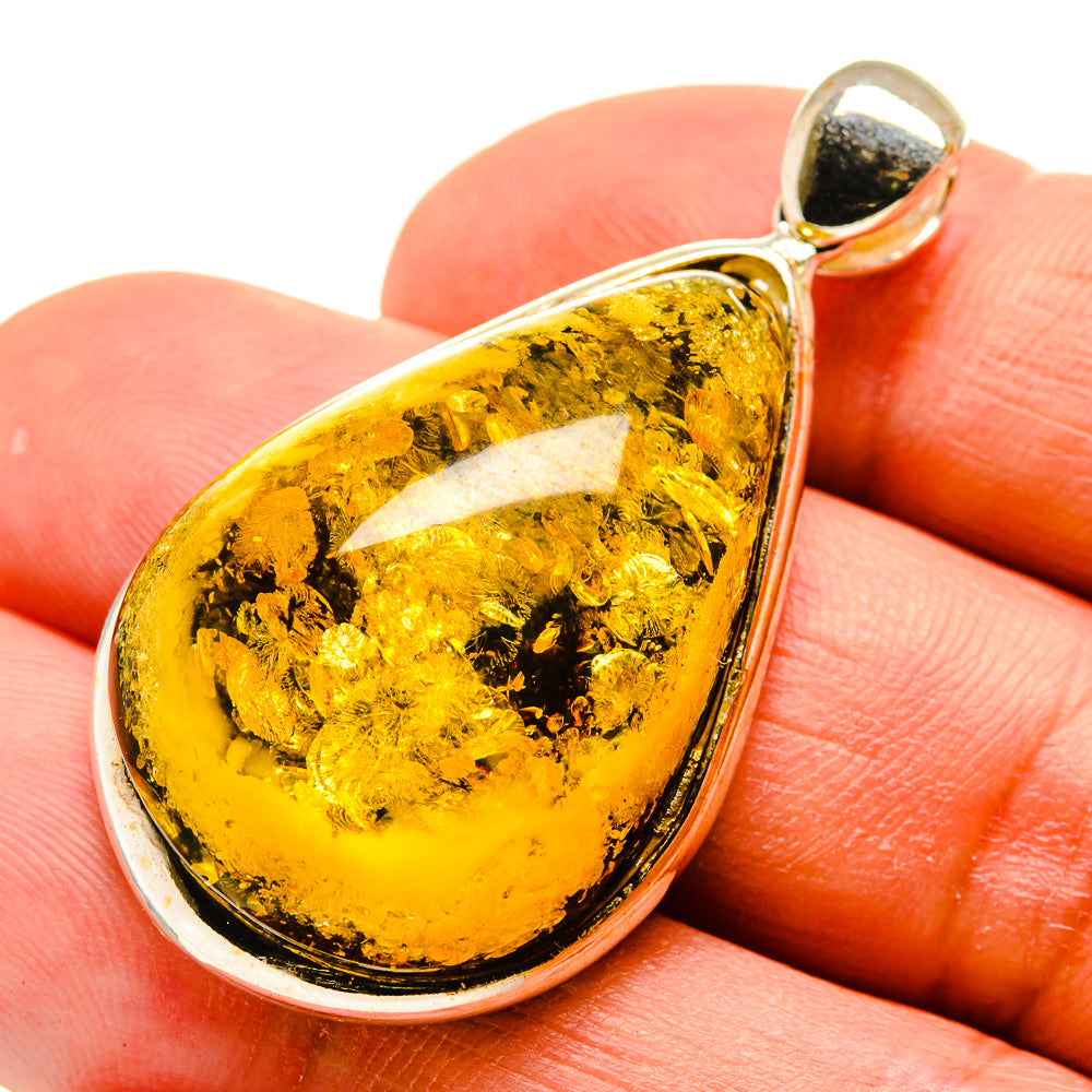 Baltic Amber Pendants handcrafted by Ana Silver Co - PD754915