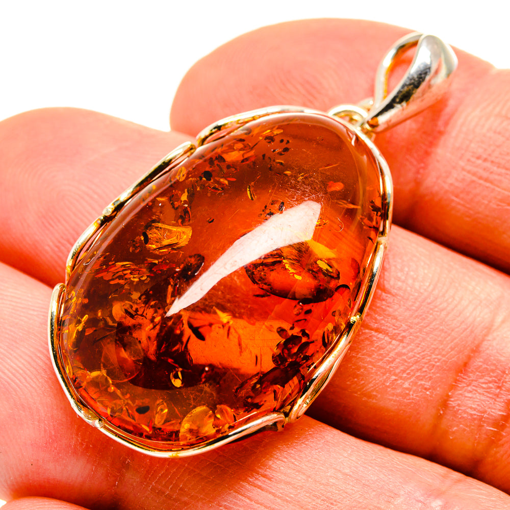 Baltic Amber Pendants handcrafted by Ana Silver Co - PD754916