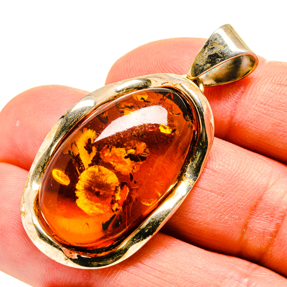 Baltic Amber Pendants handcrafted by Ana Silver Co - PD754917