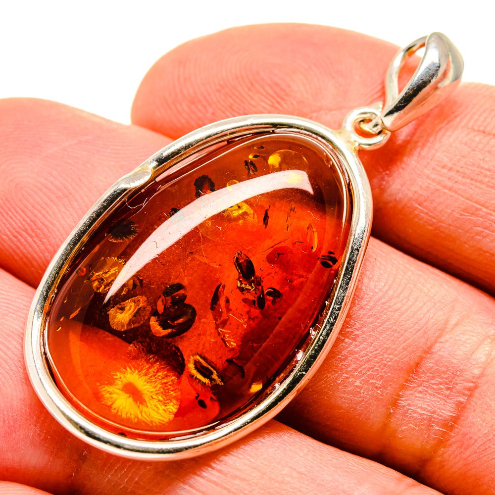 Baltic Amber Pendants handcrafted by Ana Silver Co - PD754918