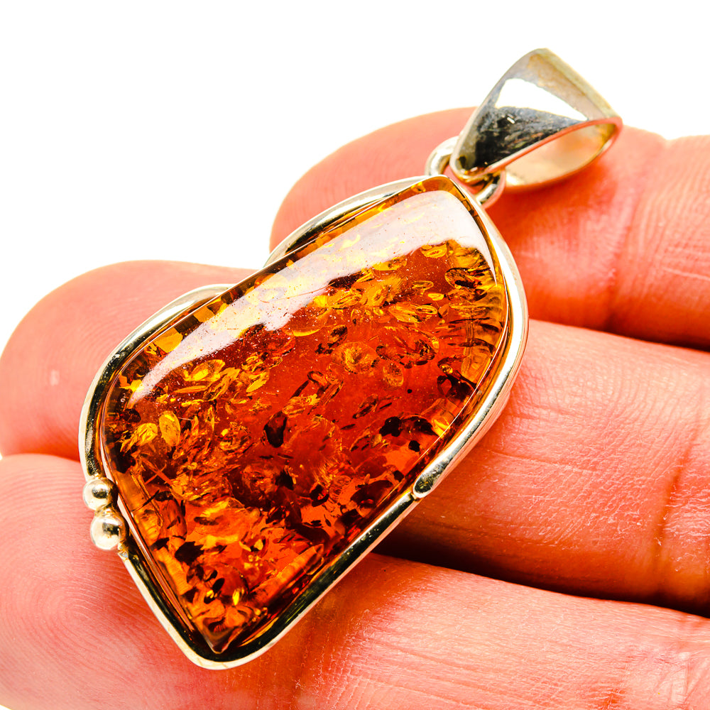 Baltic Amber Pendants handcrafted by Ana Silver Co - PD754924