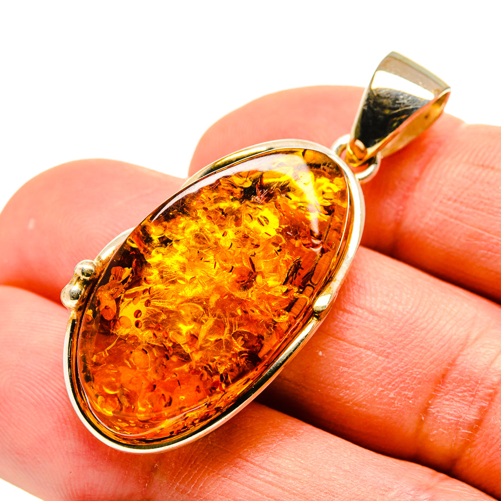 Baltic Amber Pendants handcrafted by Ana Silver Co - PD754927