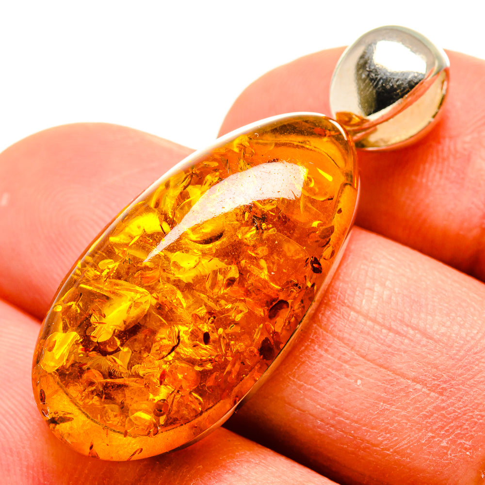 Baltic Amber Pendants handcrafted by Ana Silver Co - PD754931