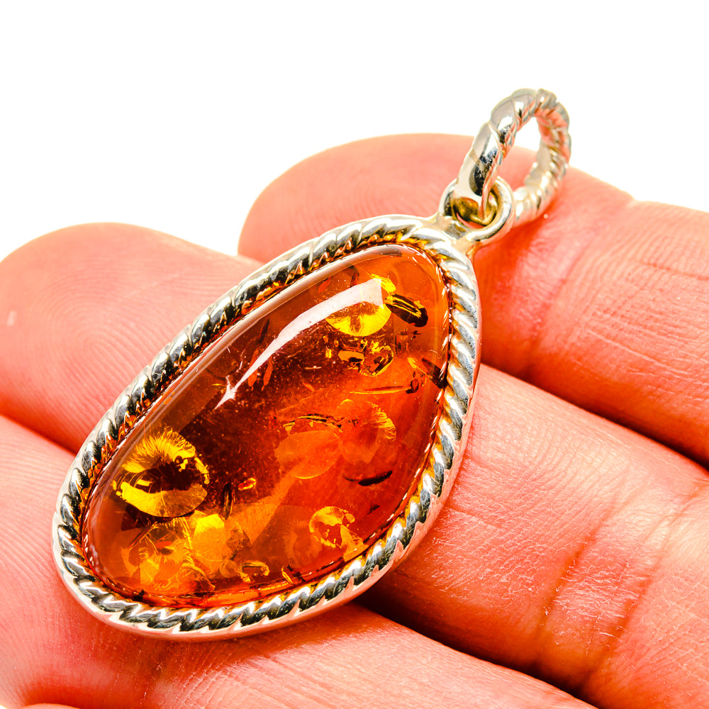 Baltic Amber Pendants handcrafted by Ana Silver Co - PD754934