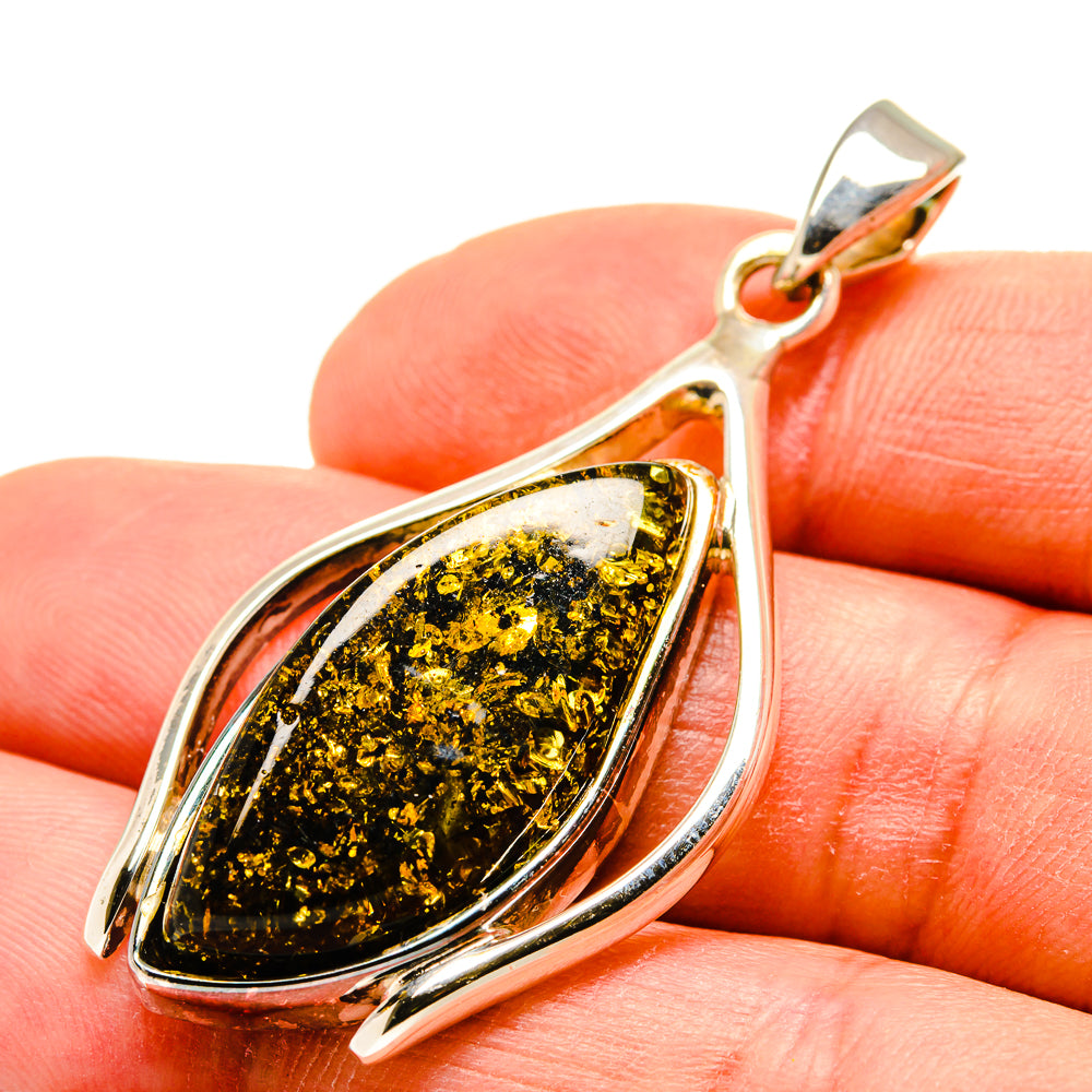 Baltic Amber Pendants handcrafted by Ana Silver Co - PD754941