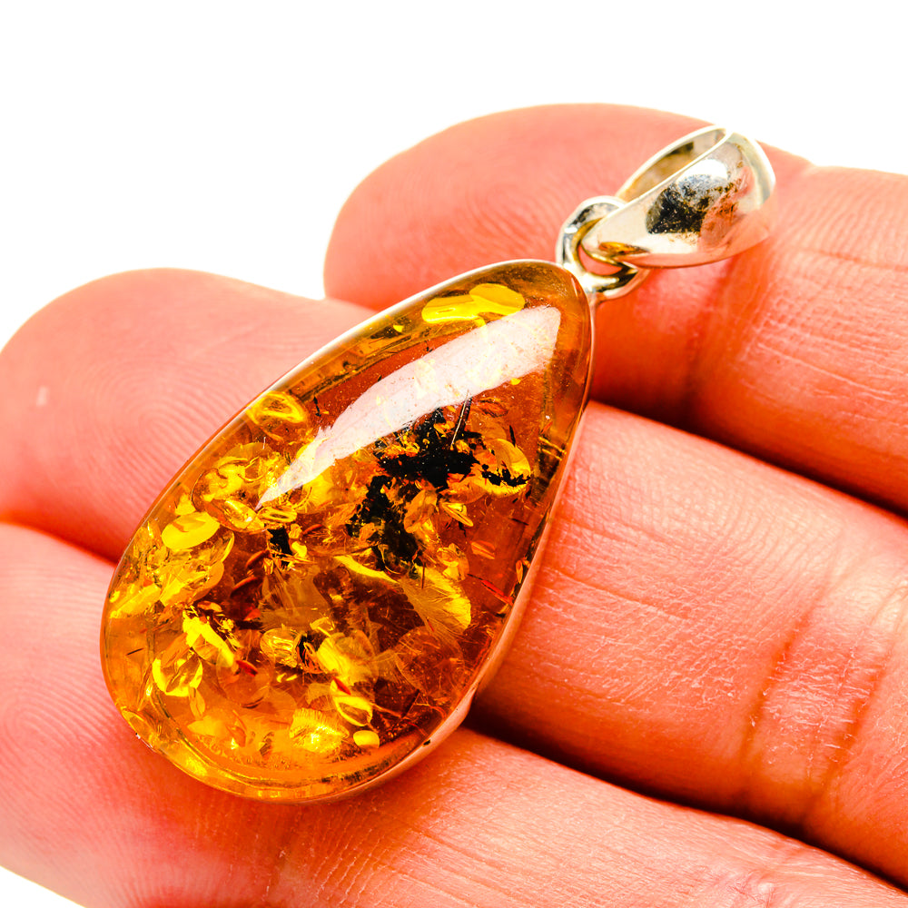 Baltic Amber Pendants handcrafted by Ana Silver Co - PD754943