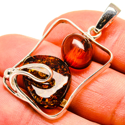 Baltic Amber Pendants handcrafted by Ana Silver Co - PD754953