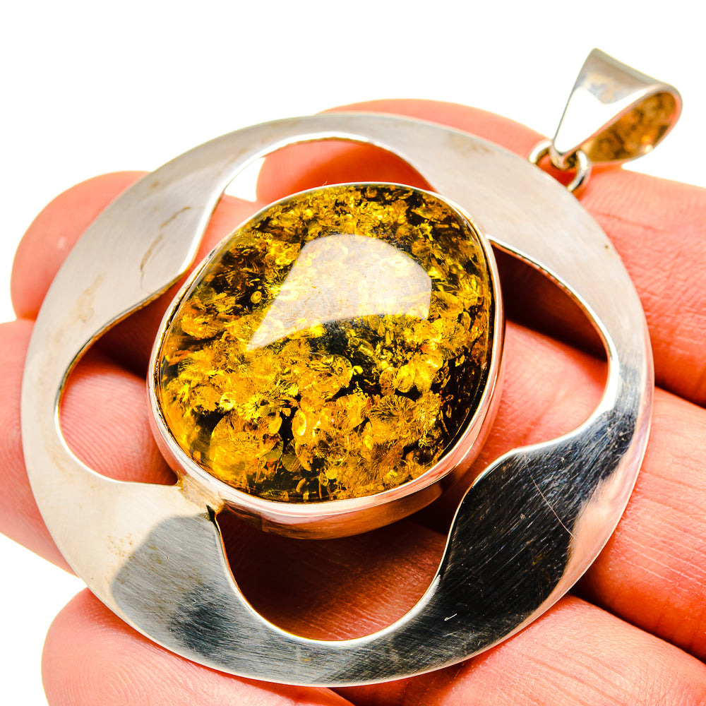 Baltic Amber Pendants handcrafted by Ana Silver Co - PD754961