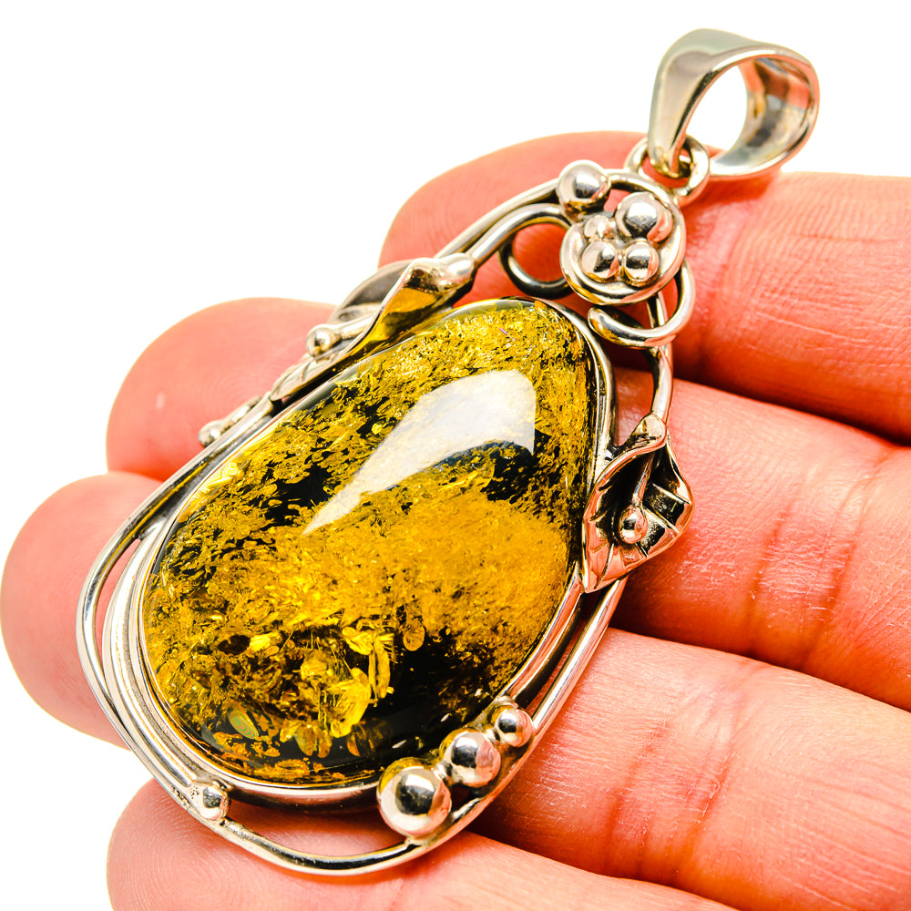 Baltic Amber Pendants handcrafted by Ana Silver Co - PD754971