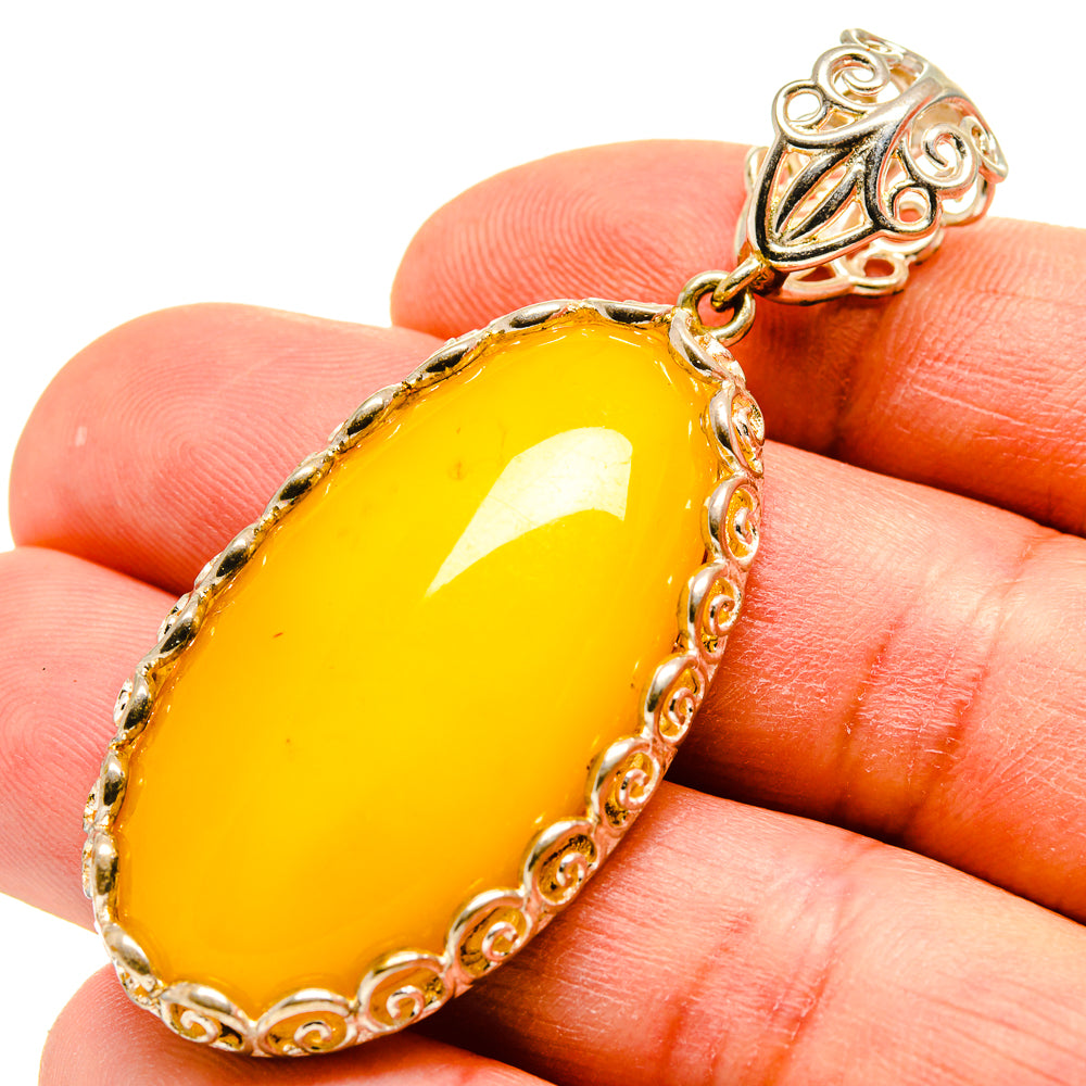 Baltic Amber Pendants handcrafted by Ana Silver Co - PD754974
