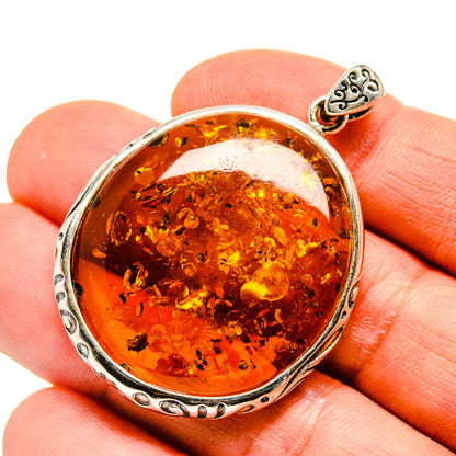 Baltic Amber Pendants handcrafted by Ana Silver Co - PD754976