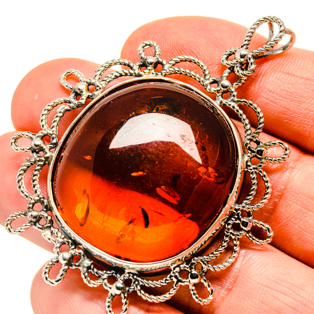 Baltic Amber Pendants handcrafted by Ana Silver Co - PD754978