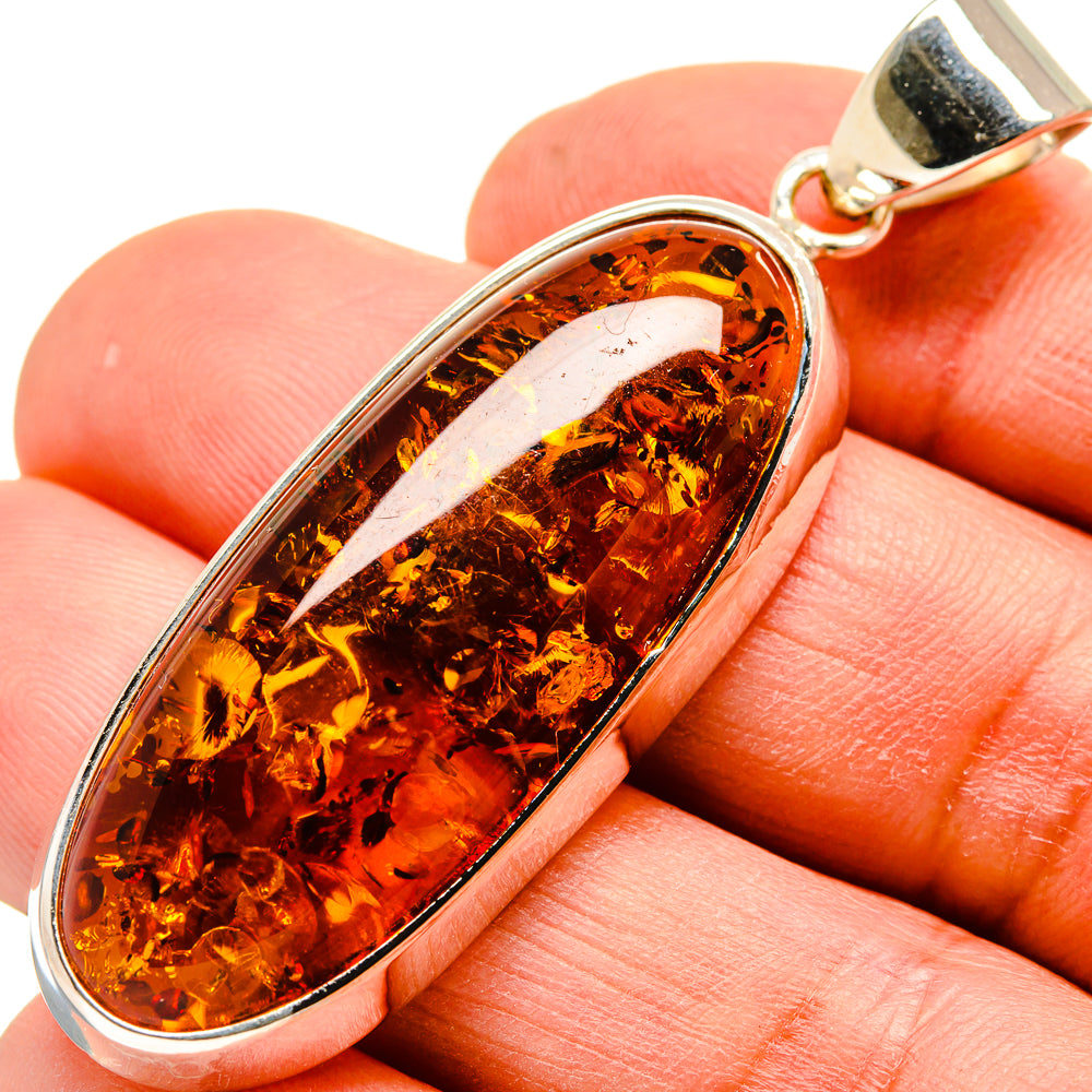 Baltic Amber Pendants handcrafted by Ana Silver Co - PD754980