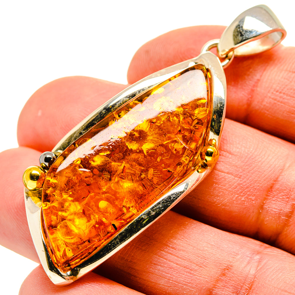 Baltic Amber Pendants handcrafted by Ana Silver Co - PD754981